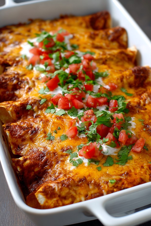 Ultimate Quick and Easy Chicken Enchiladas Recipe for Dinner!